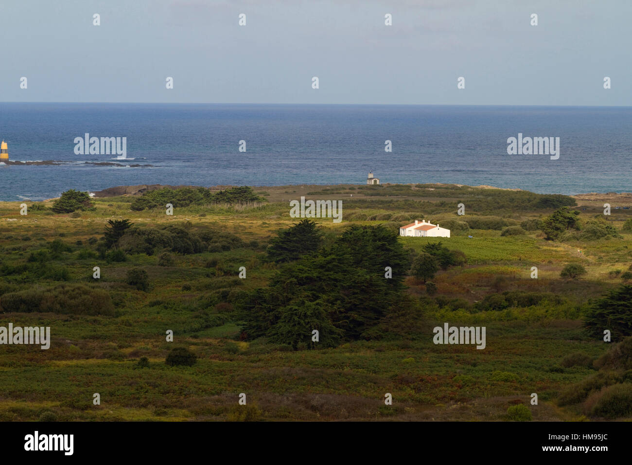 Frankreich, Westfrankreich, Yeu Insel, natürlichen Standort im Nordwesten der Insel. Stockfoto
