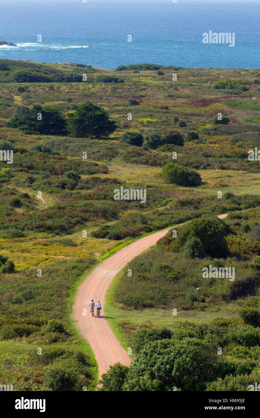Frankreich, Westfrankreich, Yeu Insel, natürlichen Standort im Nordwesten der Insel. Stockfoto