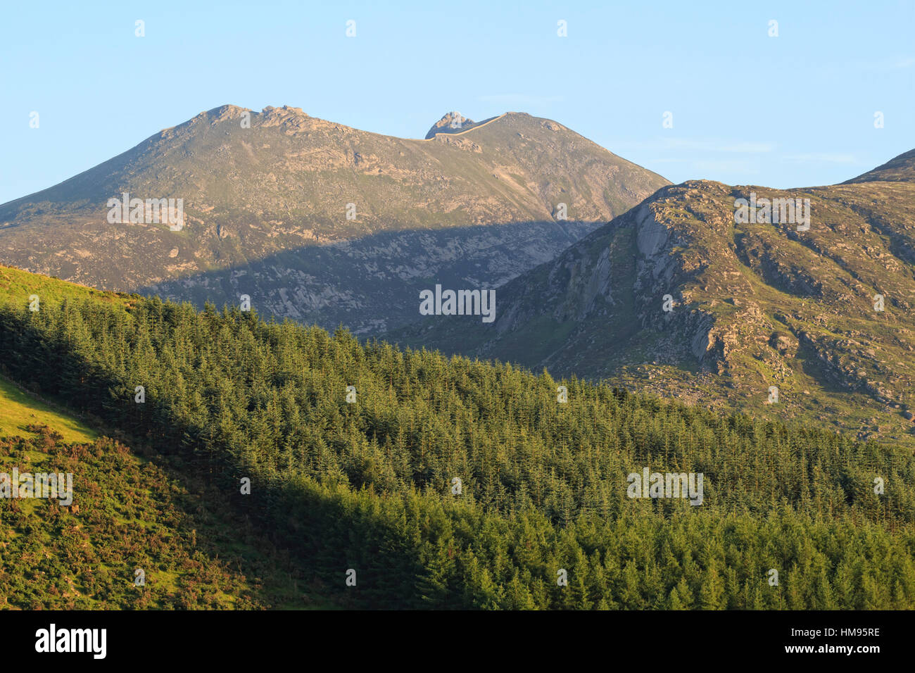 Mourne Mountains, County Down, Ulster, Nordirland, Vereinigtes Königreich Stockfoto