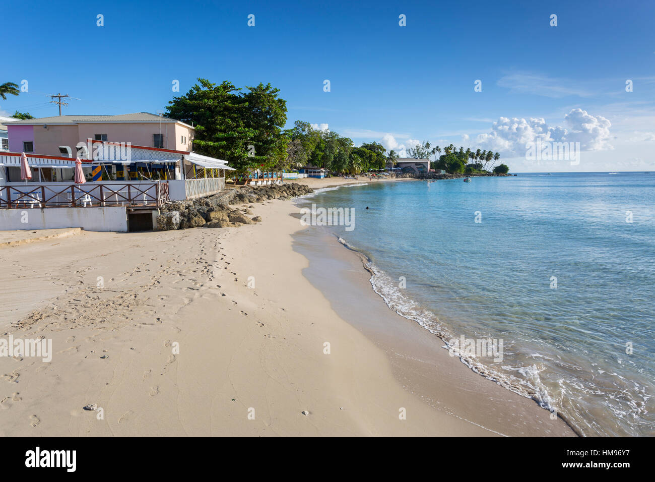 Der Strand, Barbados, St. Peter, Barbados, Karibik, Karibik, Mittelamerika Stockfoto