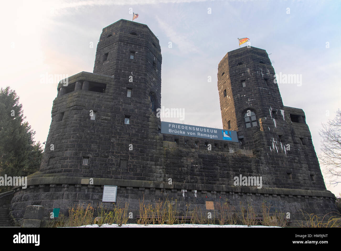 Ludendorff-Brücke in Remagen, Deutschland Stockfoto