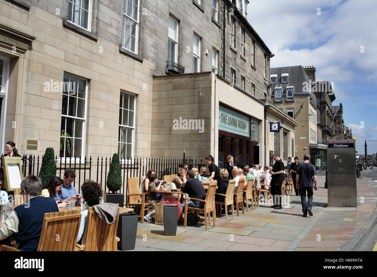 Royal Bank of Scotland-Filialen in Edinburgh Stockfoto