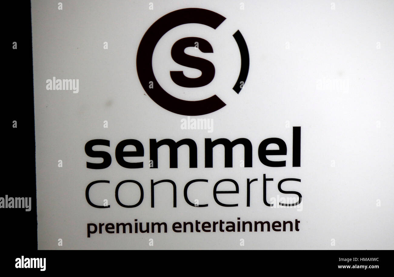 Das Logo der Marke "Semmel Concerts", Berlin. Stockfoto