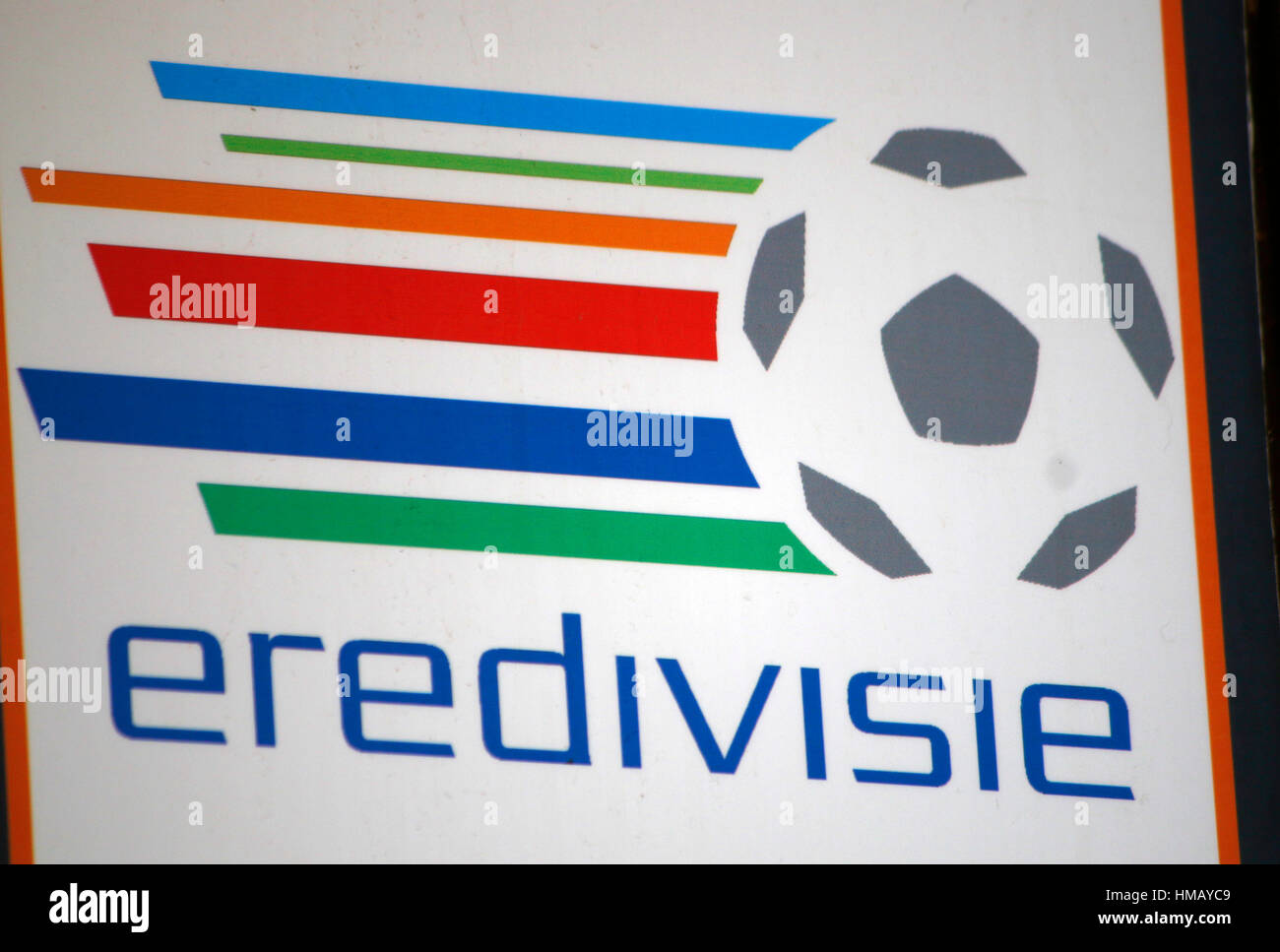 Das Logo der Marke "Eredivisie", Palma De Mallorca. Stockfoto