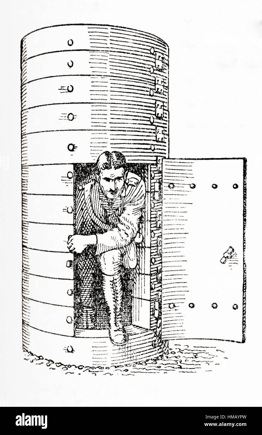 Britischer Offizier in einer erbeuteten deutschen gepanzerte Beobachtung Box während des ersten Weltkriegs.  Aus Meyers Lexikon veröffentlicht 1928. Stockfoto