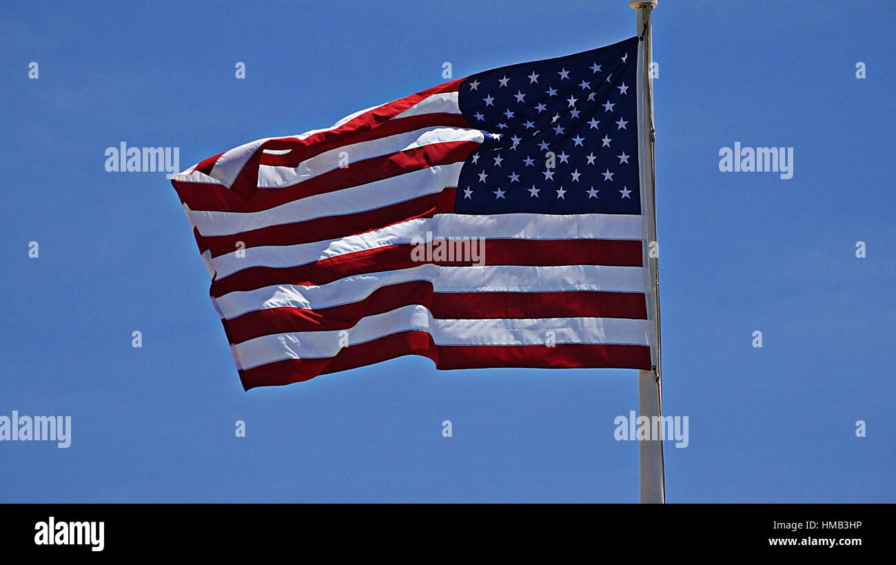 USA Flagge, Freiheit und Unabhängigkeit Stockfoto
