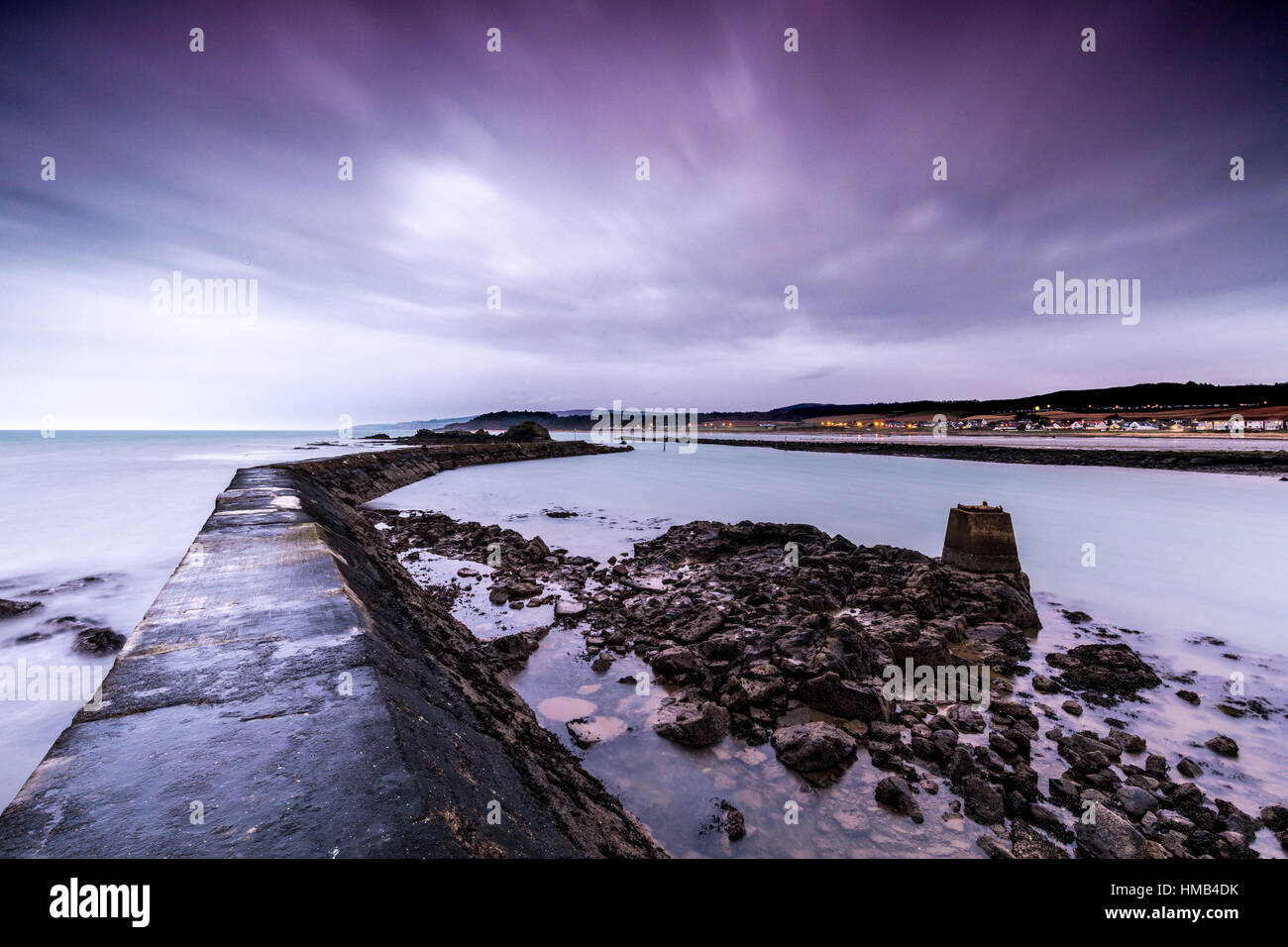 Hafen Wand, Jungfrauen, South Ayrshire, Schottland - Fotograf: Brian Duffy Stockfoto
