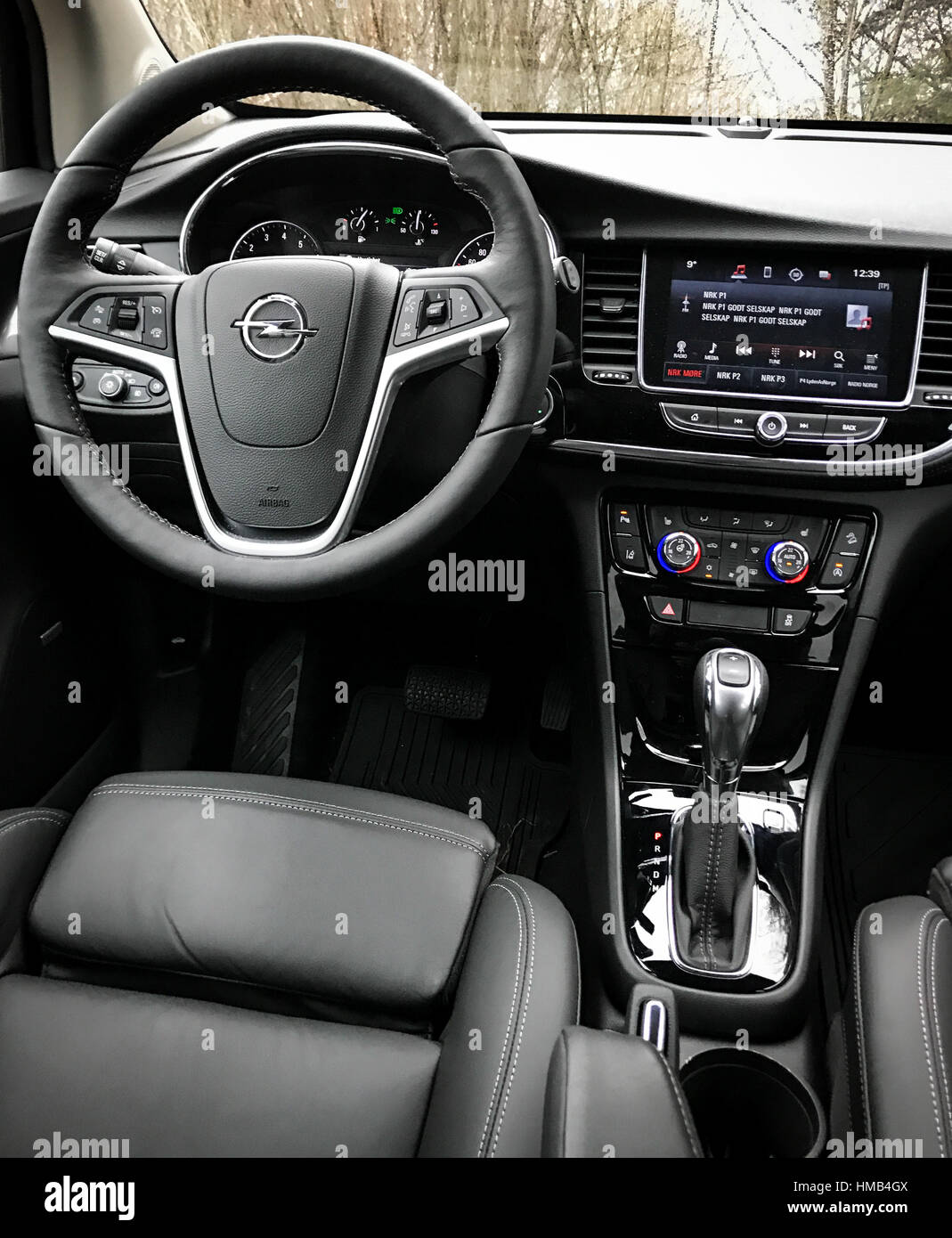 Opel Mokka Interieur Stockfotografie Alamy
