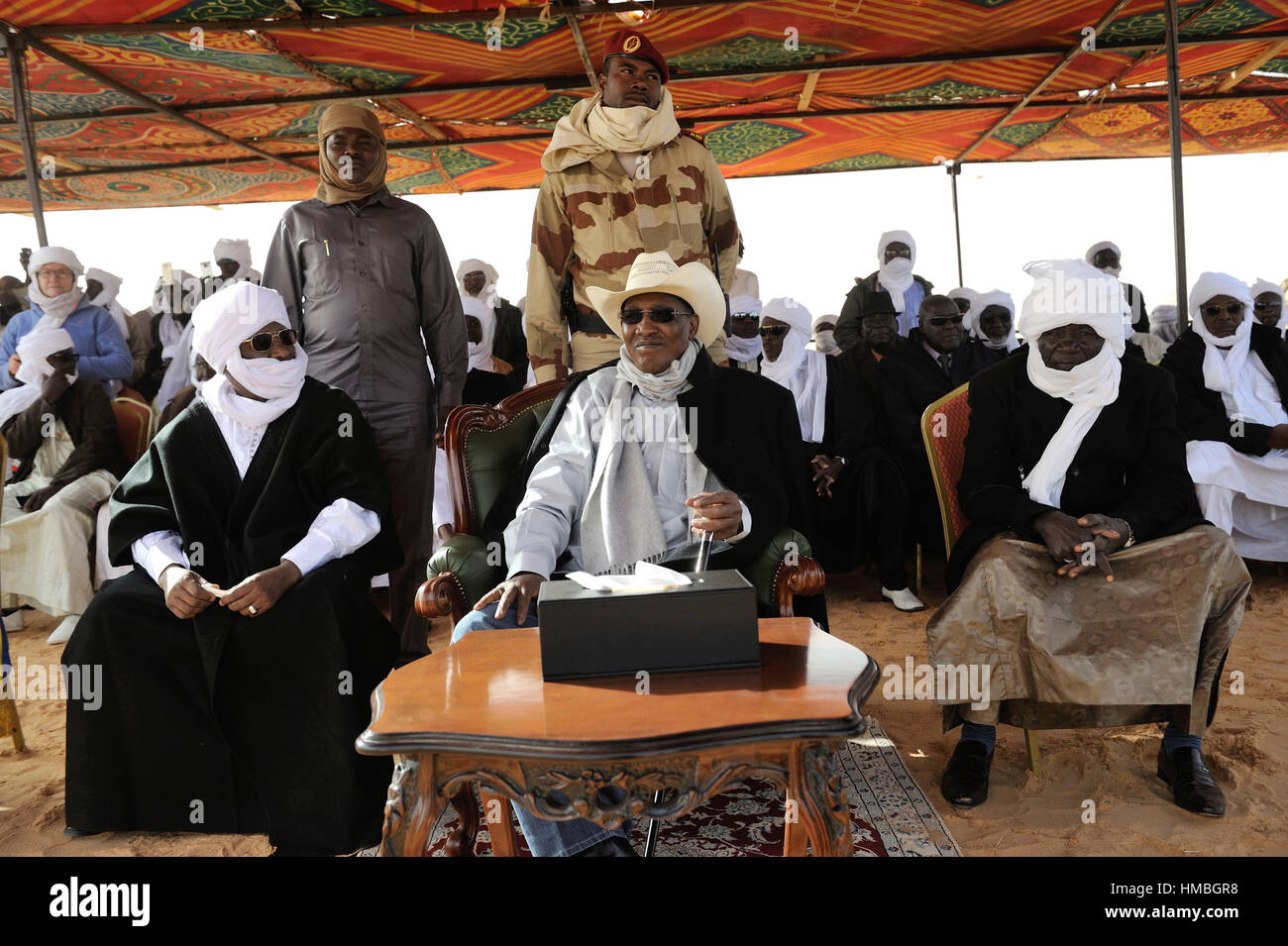 Tschad: Präsident des Tschad Idriss Déby Itno (2016/01/25) Stockfoto