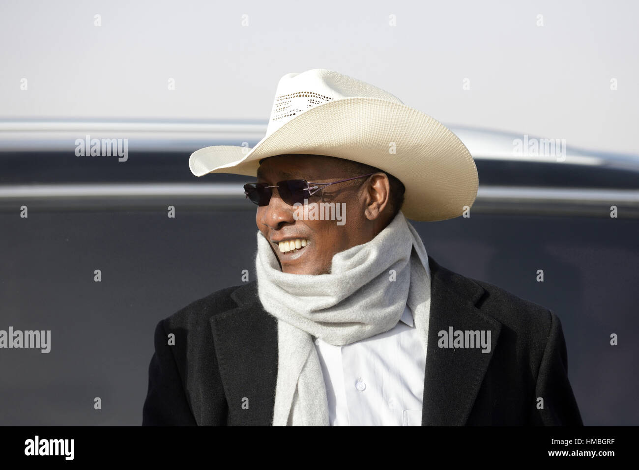 Tschad: Präsident des Tschad Idriss Déby Itno (2016/01/25) Stockfoto