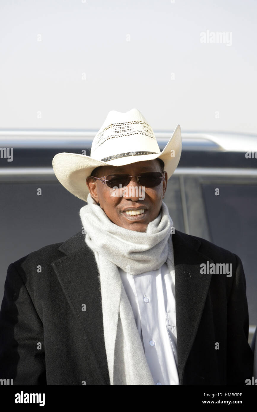 Tschad: Präsident des Tschad Idriss Déby Itno (2016/01/25) Stockfoto