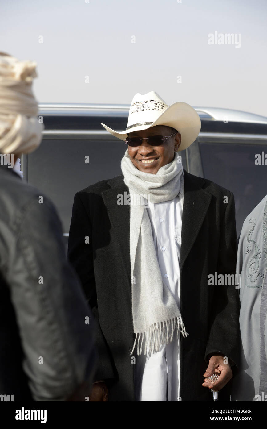 Tschad: Präsident des Tschad Idriss Déby Itno (2016/01/25) Stockfoto