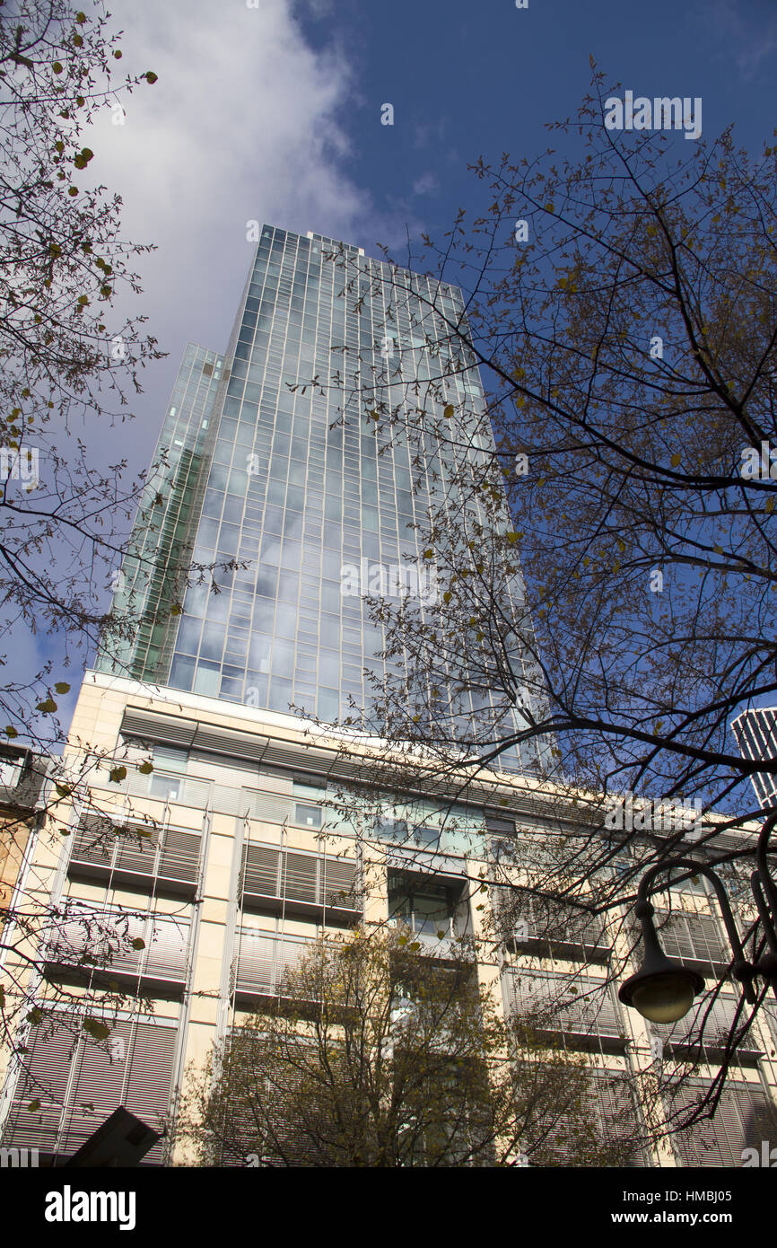 moderne Gebäude in der Innenstadt von Frankfurt am Main, Deutschland Stockfoto