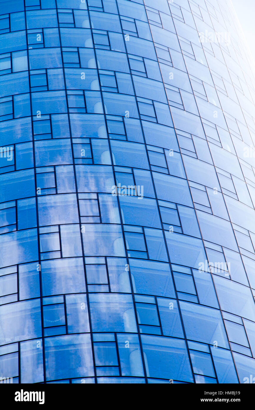 moderne Gebäude in der Innenstadt von Frankfurt am Main, Deutschland Stockfoto