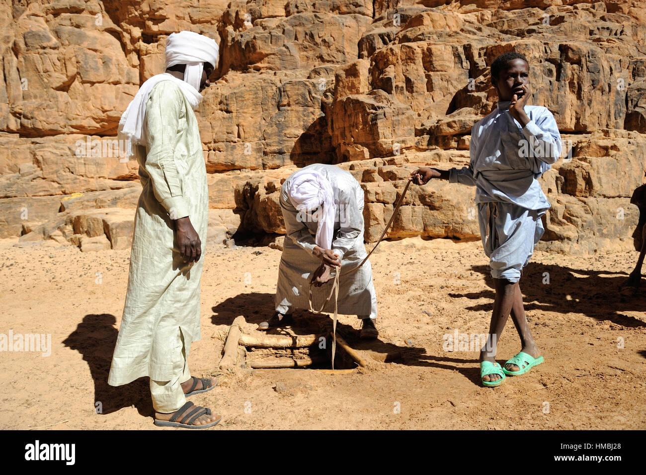 Tschad: das Ennedi Plateau Stockfoto