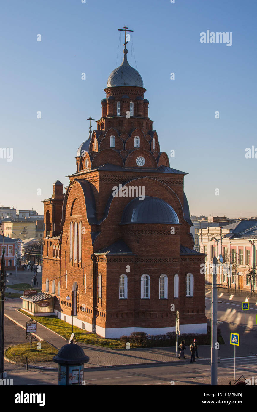 Alten Backstein-Kathedrale in Vladimir-City, Russland. Stockfoto