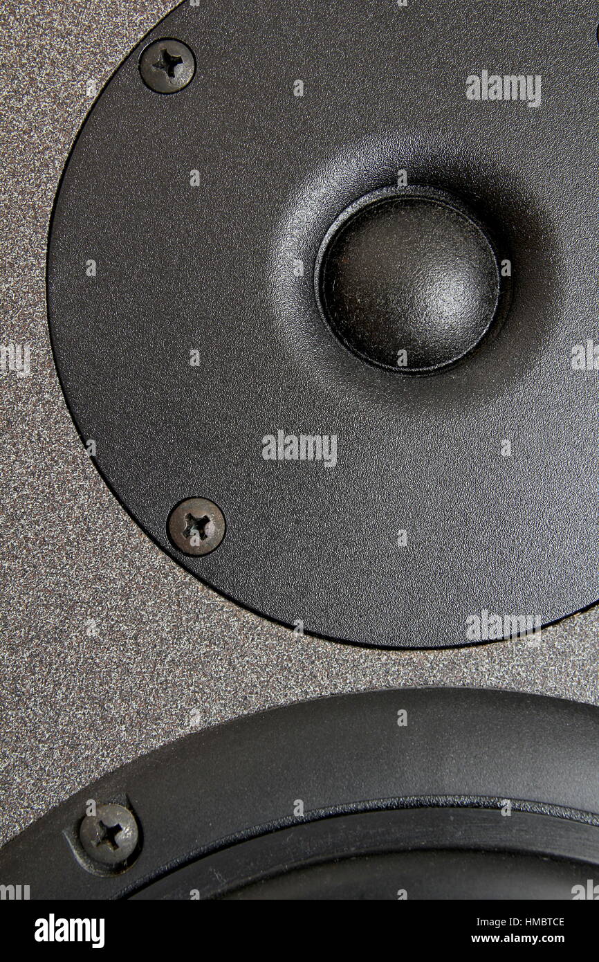 Hochtöner ein high-End HiFi-Lautsprecherbox Stockfoto