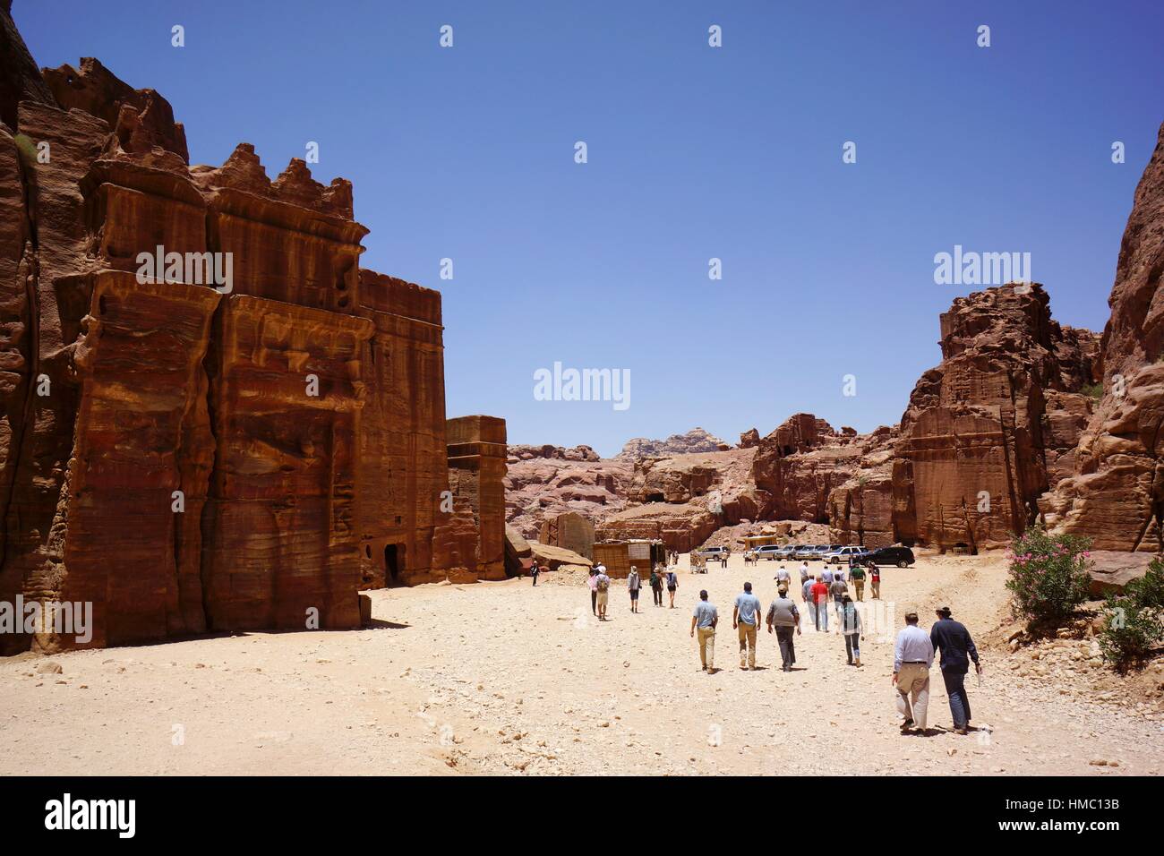 Petra. New 7 Wonders of the World. Jordanien. Stockfoto