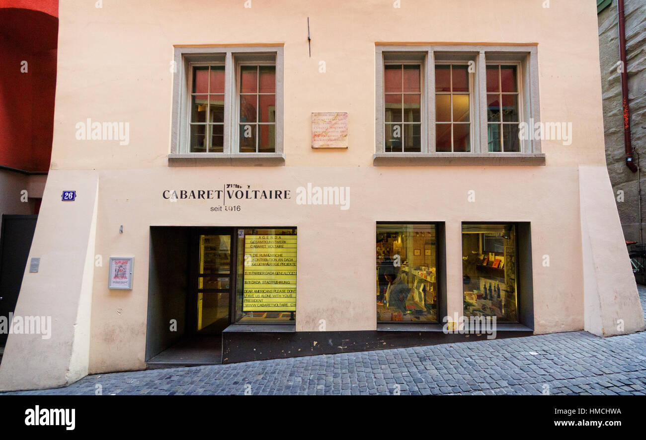 Die Wiege des DADA Stockfoto