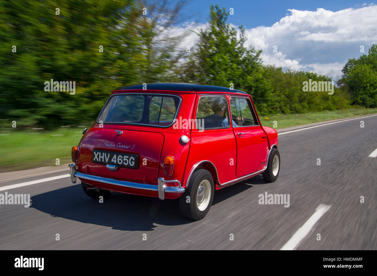 1968 Mini Cooper S kompakte britische Sportwagen-Klassiker Stockfoto