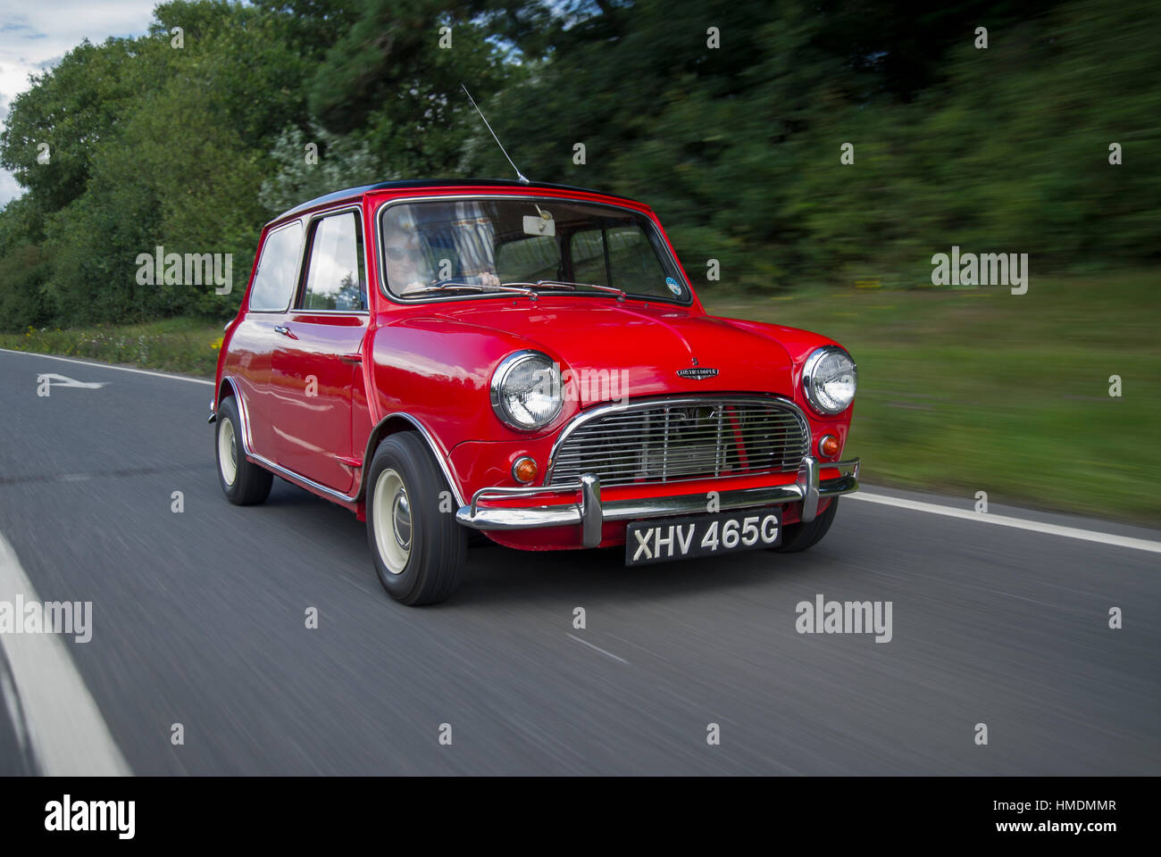 1968 Mini Cooper S kompakte britische Sportwagen-Klassiker Stockfoto