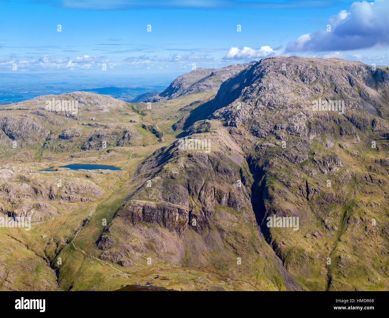Große Ende von großen Giebel im Lake District National Park, UK Stockfoto
