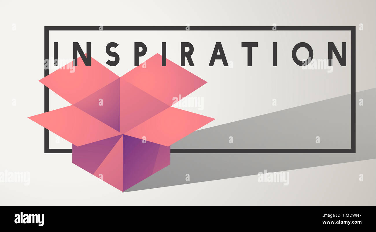 Kreative Ideen Phantasie moderne Designkonzept Stockfoto