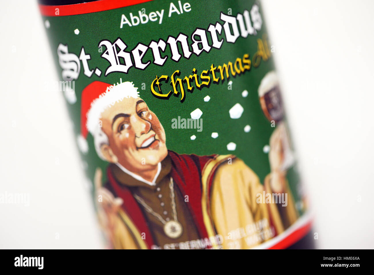 Belgische Biere Weihnachten Stockfoto