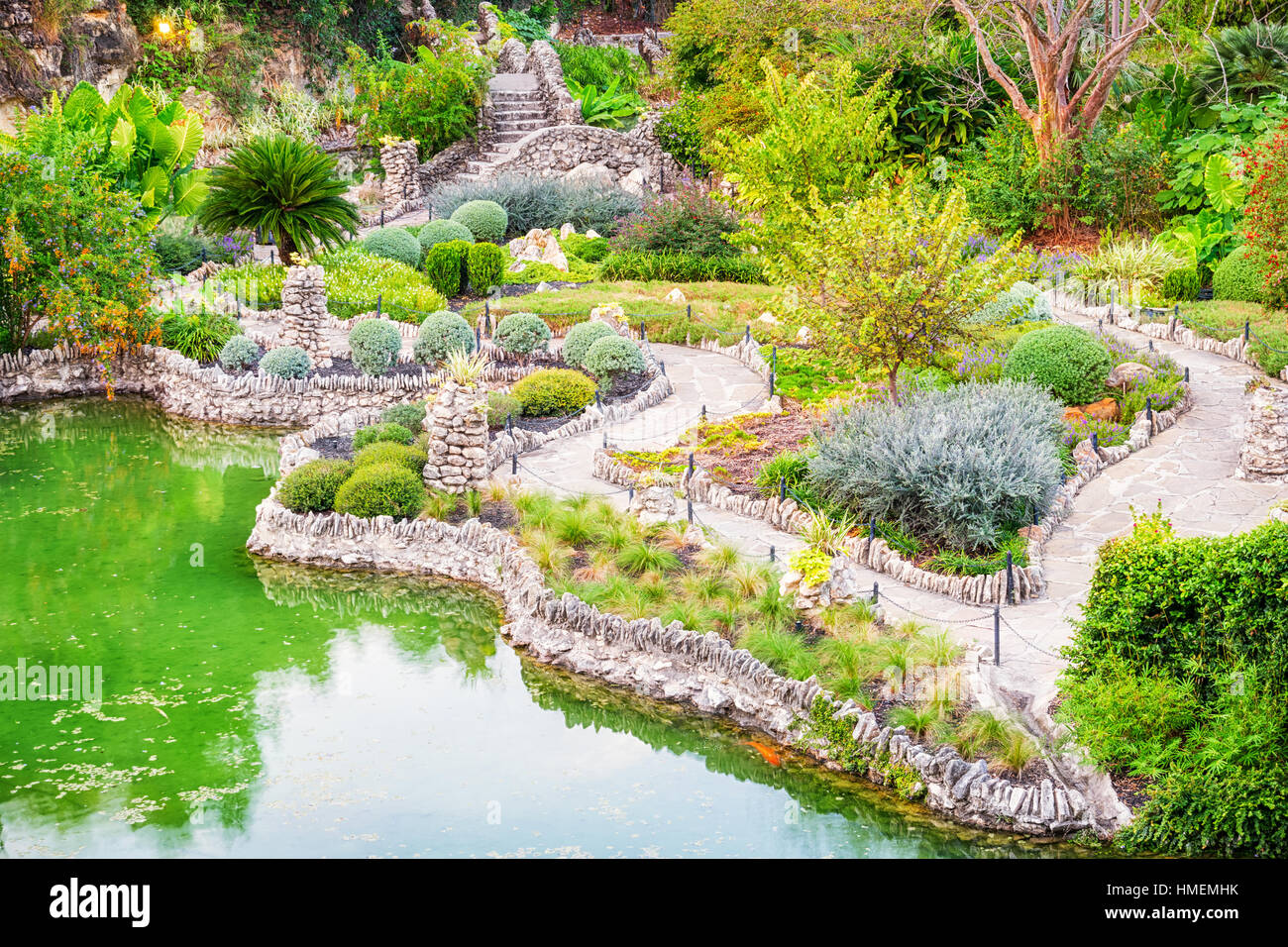 Der Japanese Tea Garden Ein Offentlicher Park In San Antonio