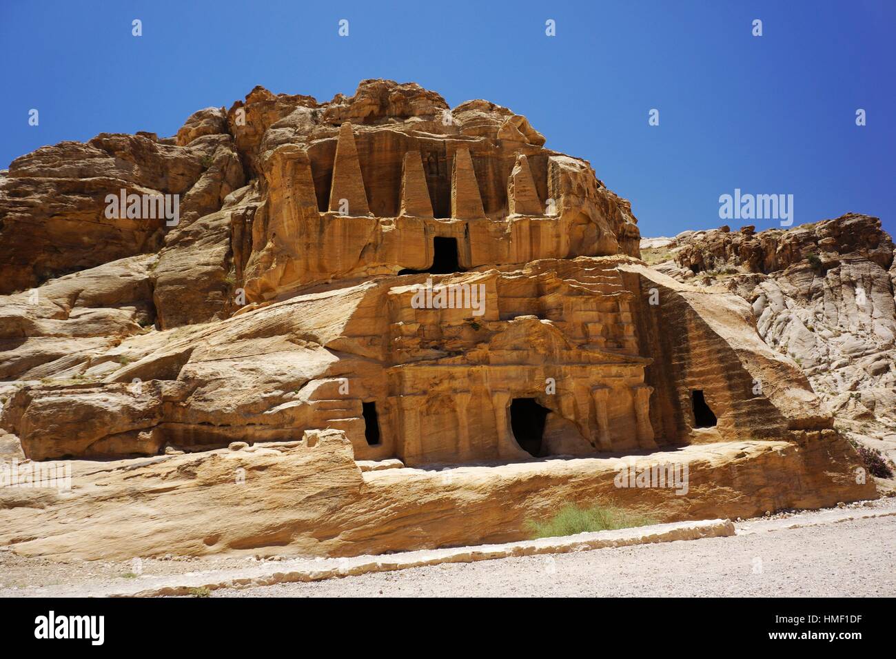 Petra. New 7 Wonders of the World. Jordanien. Stockfoto