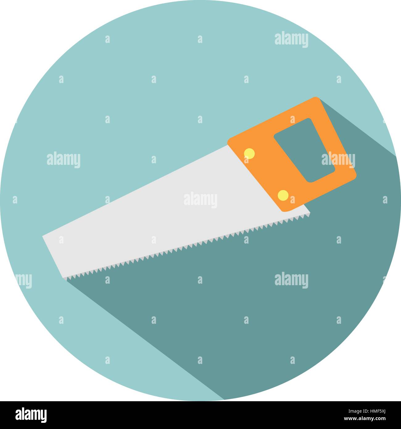 Handsäge Stock Vektor