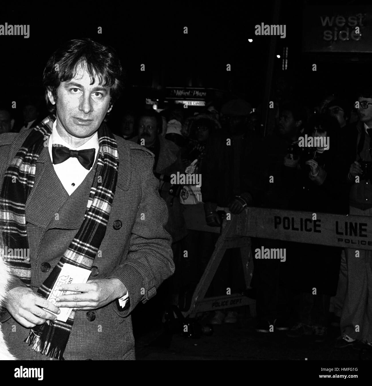 Steven Spielberg die Opening Night Aufführung von Thye neue Broadway Hit Musical DREAMGIRLS am Imperial Theatre in New York City. 20. Dezember 1981 Stockfoto