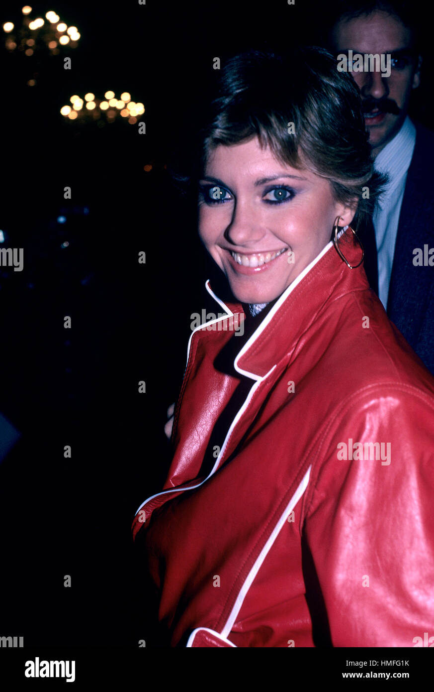 Olivia Newton-John im August 1981 abgebildet. Stockfoto