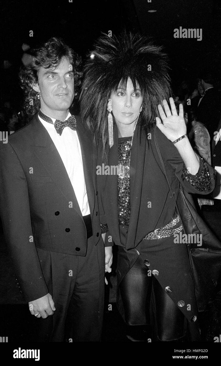 Cher und ihr Freund Josh Donhen Los Angeles, Calitfornia September 1988 Stockfoto