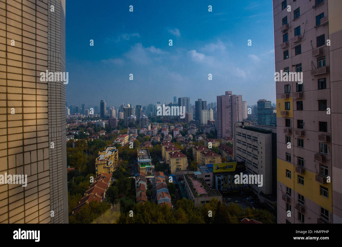 Shanghai buidlings Stockfoto