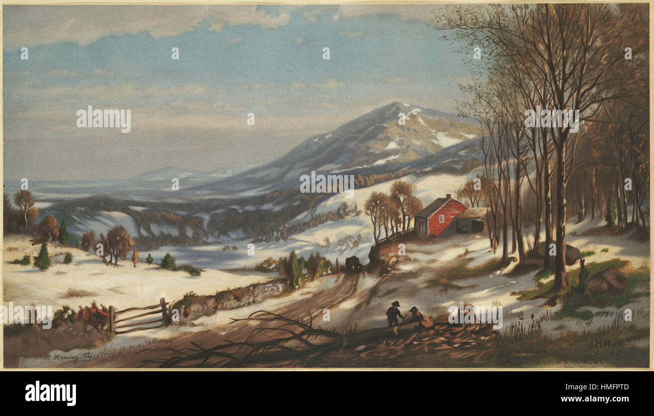 Louis Prang - in der Nähe von Neurussland, New York Stockfoto