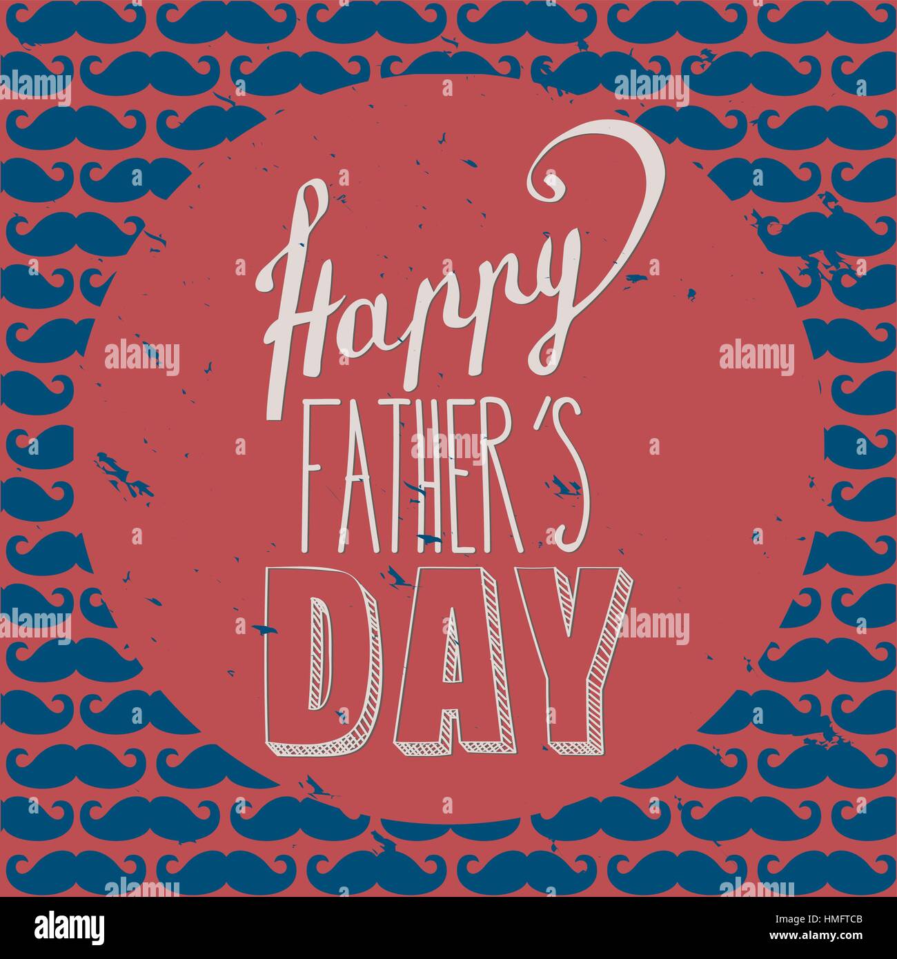 Tag Der glückliche Vater Karte voll Vektor Elemente Stock Vektor
