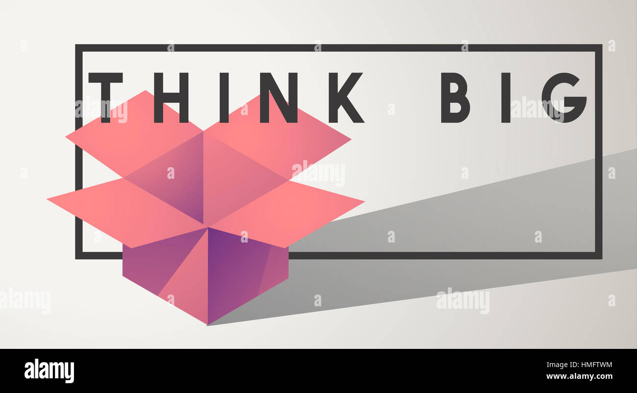Kreative Ideen Phantasie moderne Designkonzept Stockfoto