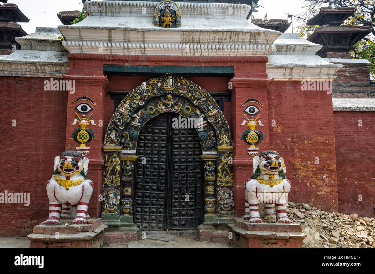 Taleju Temple in Hanuman Dhoka Durbar Square, Kathmandu, Nepal - Taleju Tempel kann nur einmal pro Jahr von den Hindus nur besichtigt werden Stockfoto