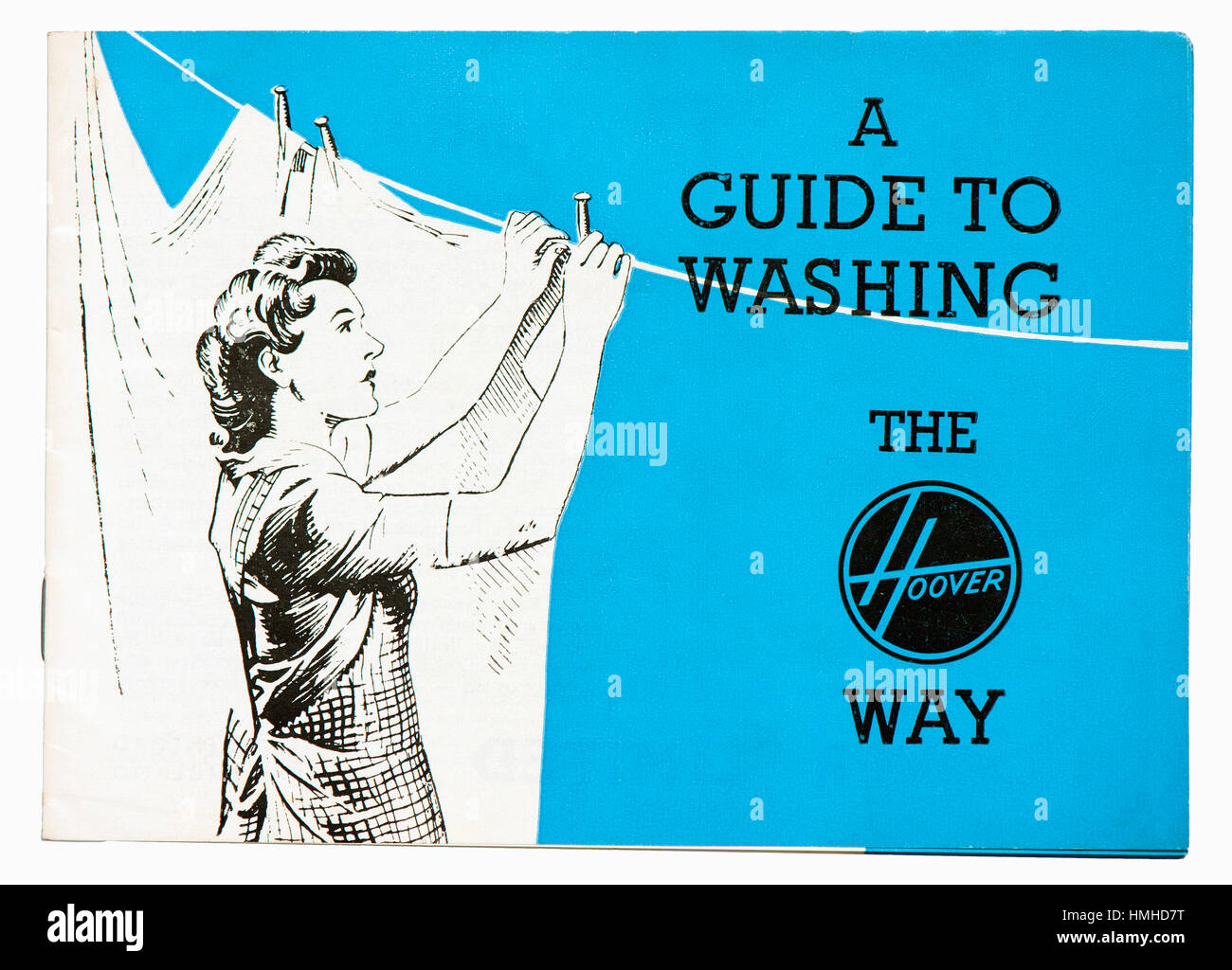 Eine Anleitung zum Waschen der Hoover-Weg Stockfoto