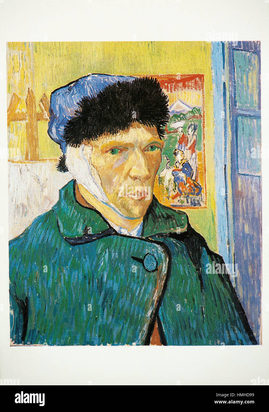 Vincent Van Gogh Selbstportrait Stockfoto
