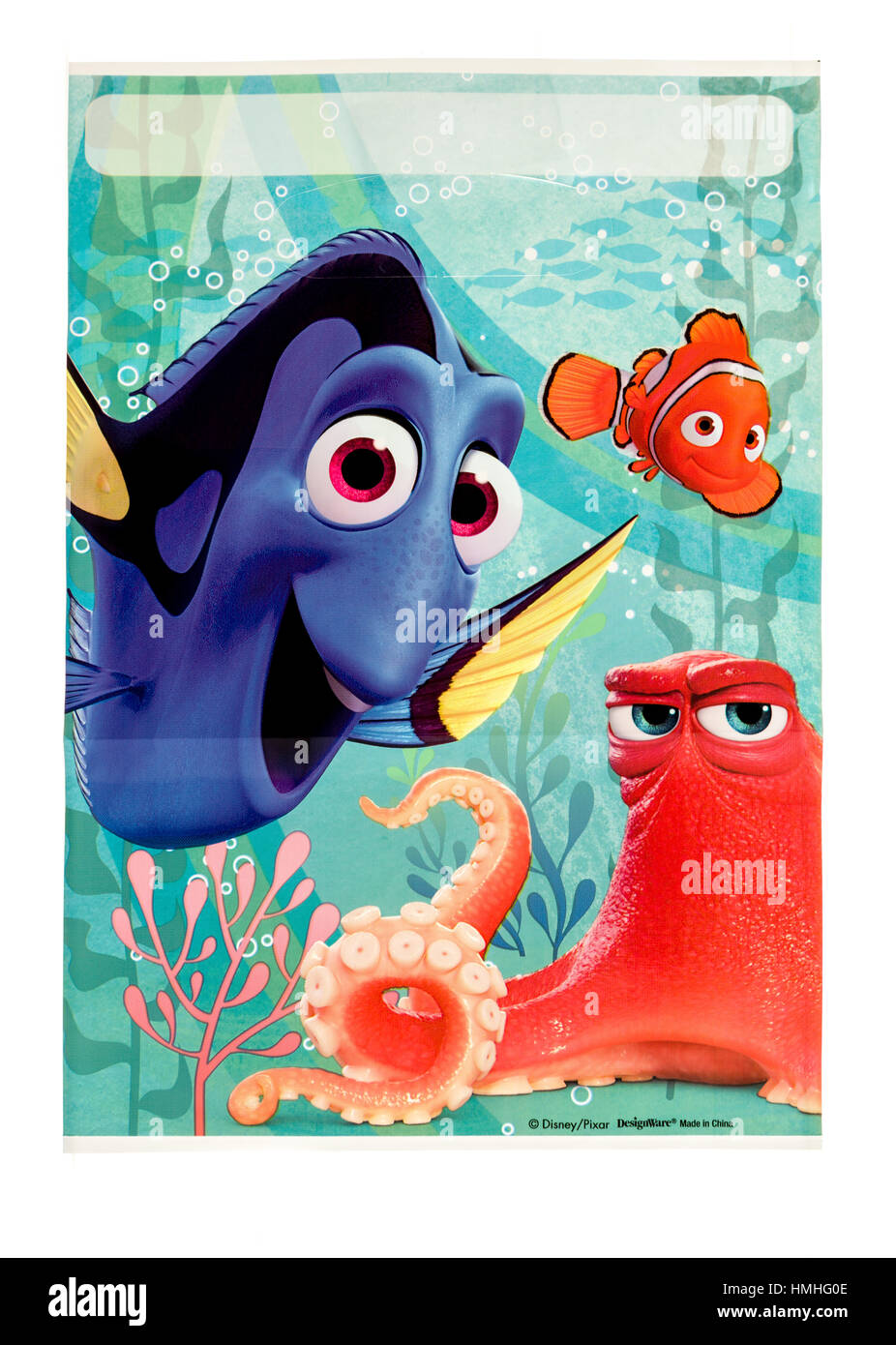 Winneconne, Wisconsin-29 Januar 2017: Finding Dory Beutetasche auf einem isolierten Hintergrund. Stockfoto