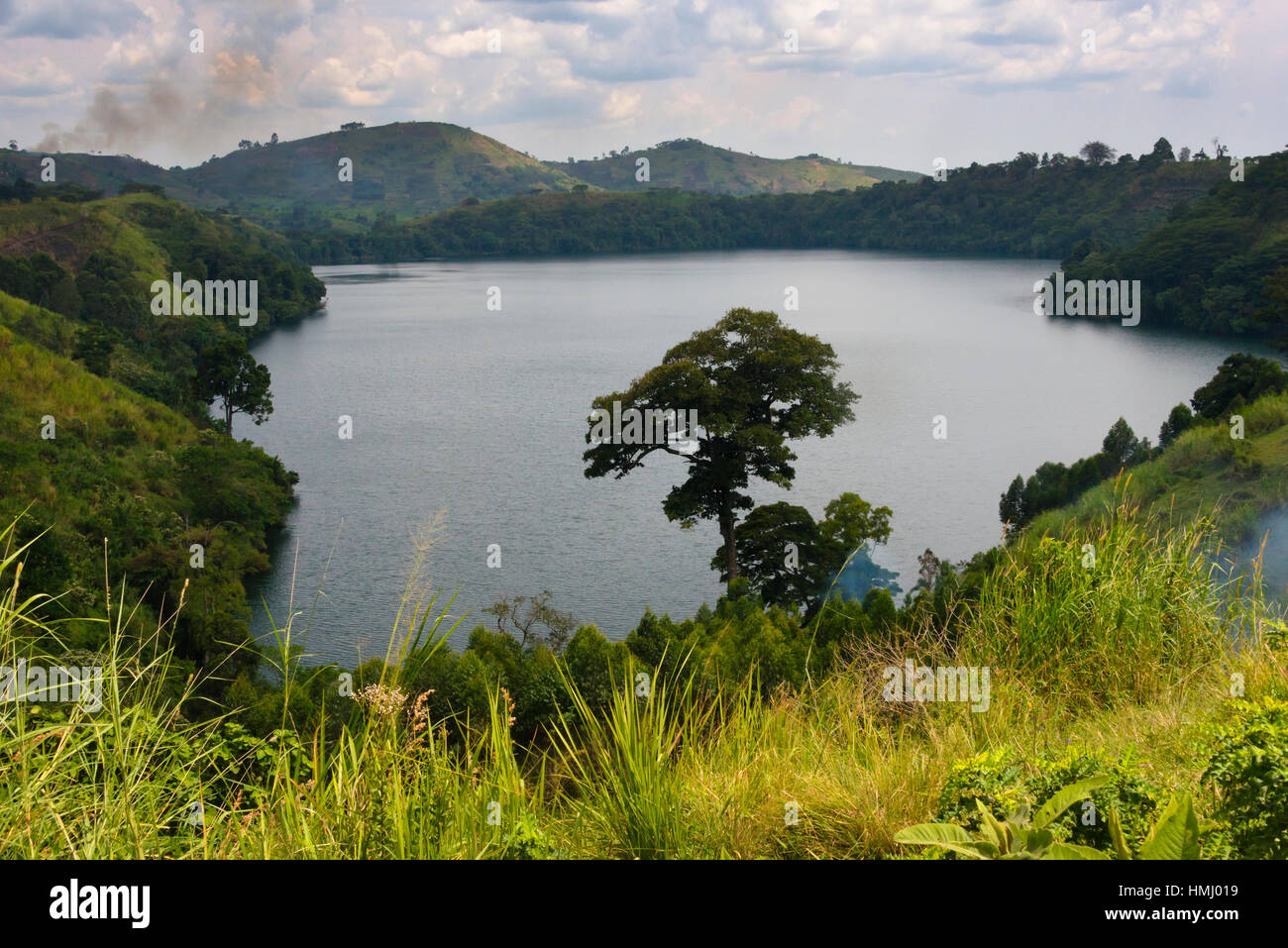 Lake George (gedruckt auf Uganda 20 Dollarschein), Uganda Stockfoto