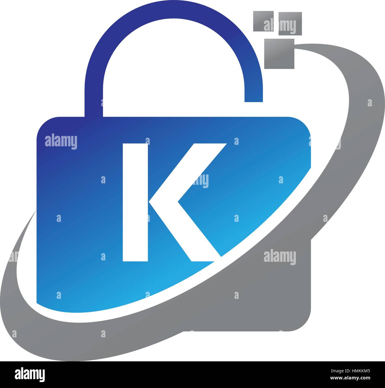 Datenschutz-Technologie erste K Stock Vektor