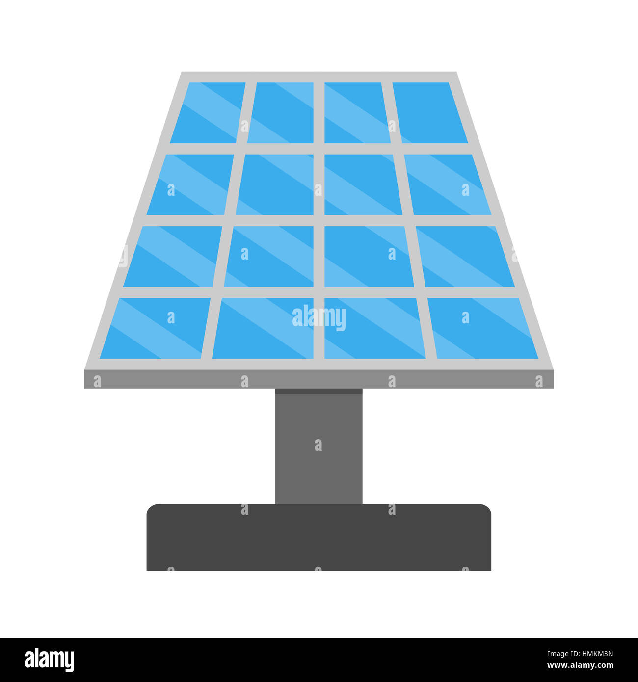 Solar-Panel-Vektor. Strom Energie erneuerbare, solar alternative Generator Abbildung Stockfoto