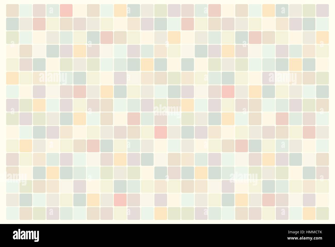 Mosaik Hintergrund von farbigen Quadraten Stock Vektor