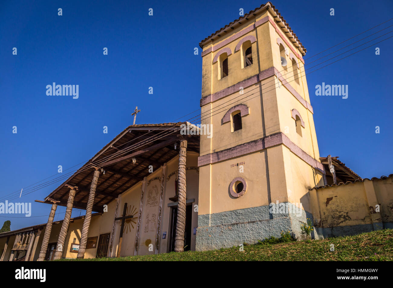 Jesuitenmission in Santiago de Chiquitos, Bolivien Stockfoto