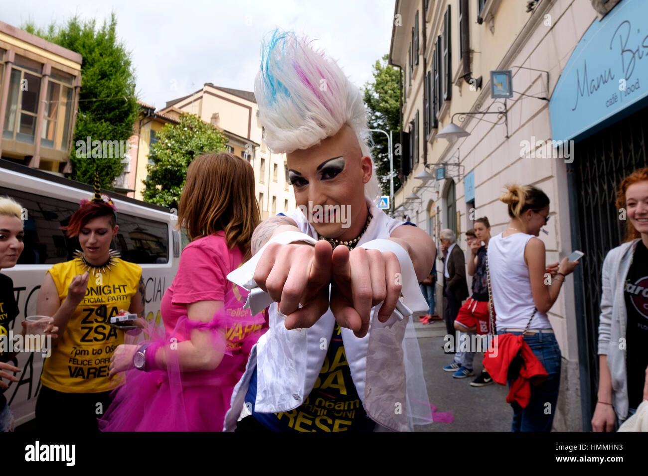 Italien, Varese, Gay Pride 2016 Stockfoto