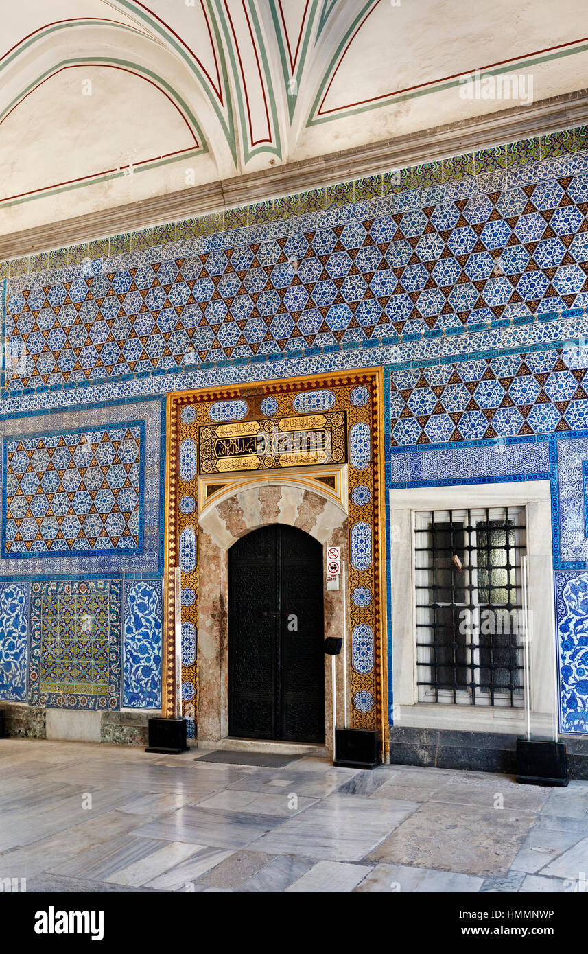 Topkapi Palast in Istanbul Stockfoto