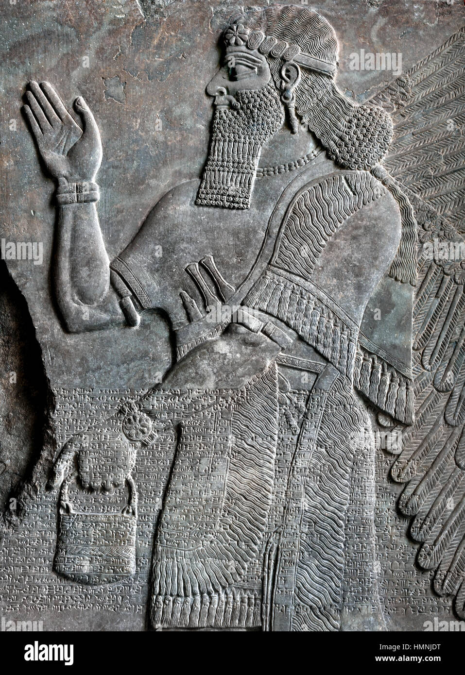 Antike assyrische Stadt Ninive, oberen Mesopotamien (Irak Mosul) Hauptstadt Neo-Assyrian Reich, (Assyrien 2500 – 612 v. Chr.) Stockfoto